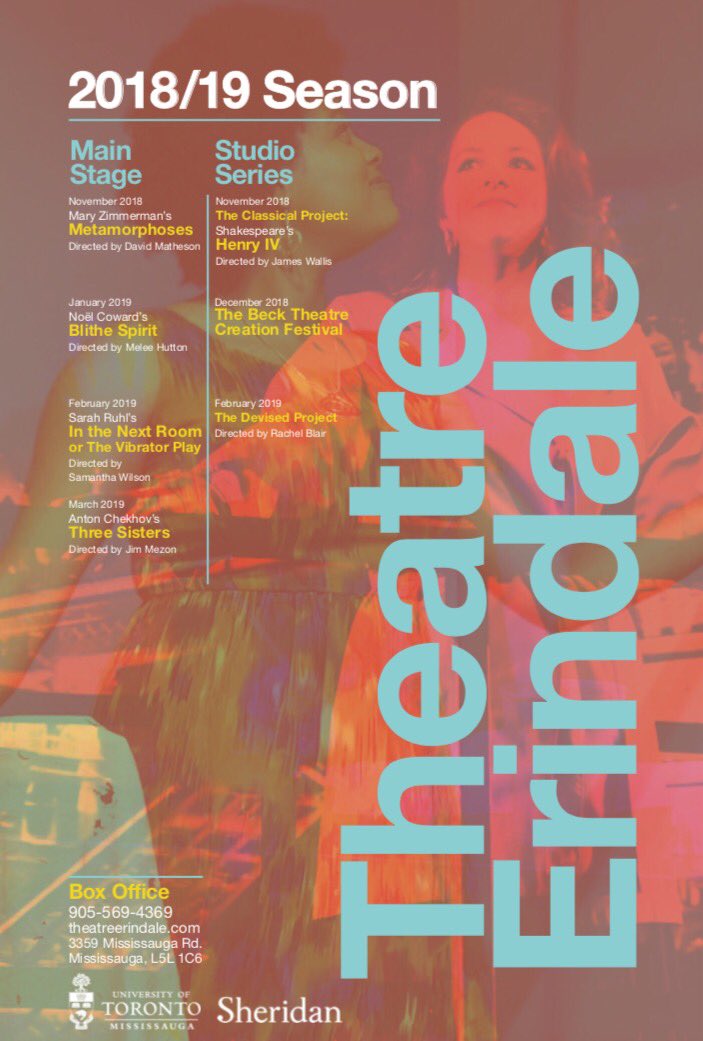 OUR 2018/2019 SEASON POSTER IS HERE! 🎉 Thank you to Sabrina Cunha for the wonderful poster design!