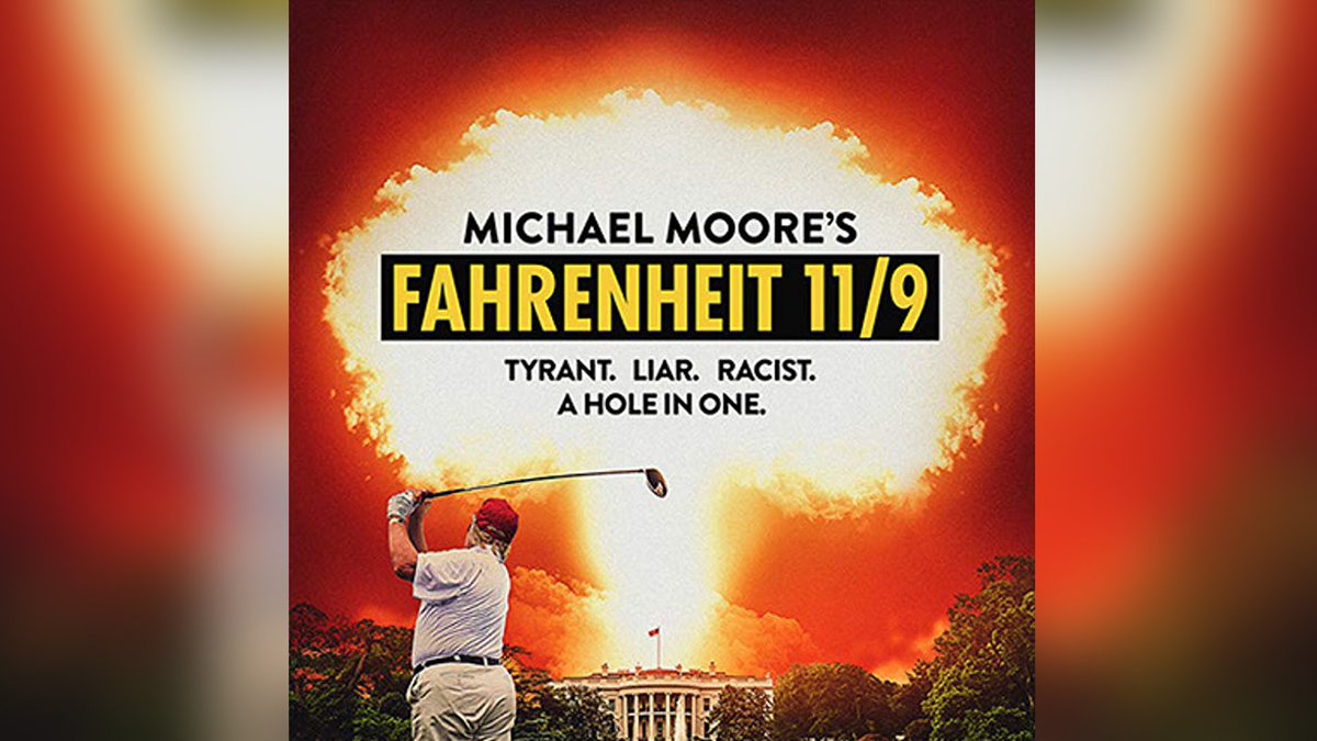 Michael Moore v. Donald Trump in “Fahrenheit 11/9”: New Film Warns Our Democracy Is At Risk ow.ly/OlUi30lV0HV https://t.co/k2JcnEbbsS
