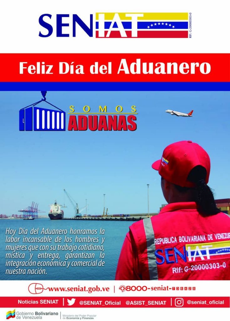 HumildadVzla's tweet photo. Felicidades a todos los Aduaneros en su día, en especial a los que laboran en el SENIAT quienes ejercen su labor de forma eficiente #DíaDelAduanero https://t.co/J1DO3ogKtR