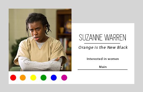 Character of the Day: Suzanne Warren from Orange is the New Black!