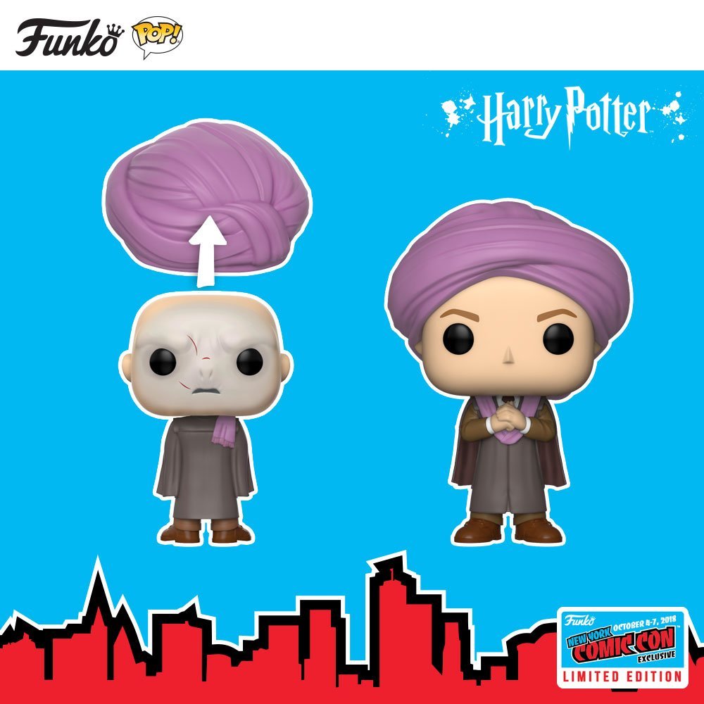 Funko POP Hunters on Twitter: "2018 NYCC Reveals: Harry Potter! ◘ Professor  Quirrell (FYE) ◘ Hermione Granger with Sorting Hat (Barnes & Noble)  https://t.co/OacOzd98PB" / Twitter