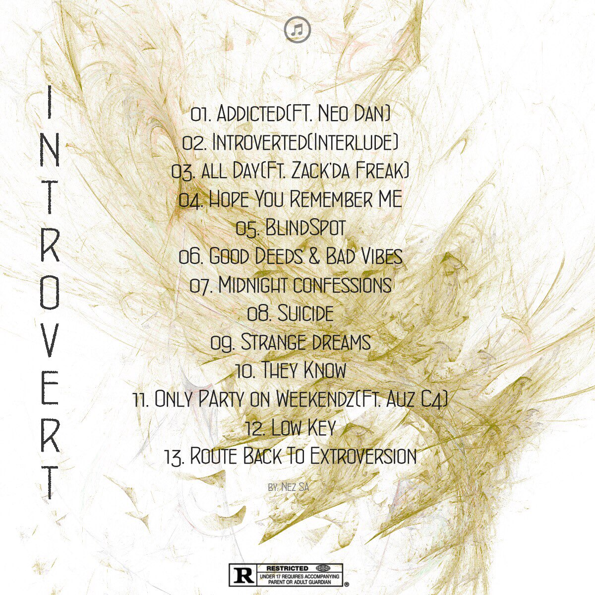6ix4ever1's tweet photo. Nez_SA is finally dropping his first mixtape titled “Introvert” on the 19th of October 😱🔥, y’all better keep your eyes peeled and your ears on the ground because this is one hell of a project⚡️⚡️ https://t.co/4SoU7YUZMz