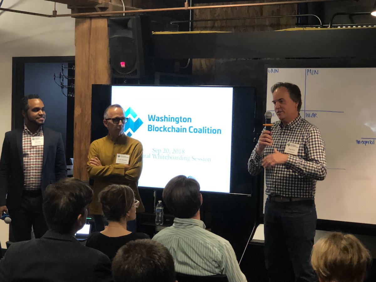 ✔ Education 
✔ Collaboration 
✔ Community integration 
✔ State and federal policy initiatives

#WashingtonBlockchainCoalition

This is what it's about. An excellence kickoff! ...with <a href="/grheuss/">Greg Heuss</a> @frankstartups with <a href="/lifeID_io/">lifeID</a> <a href="/alexoblockchain/">Alex O</a> &amp; Tyler Boscolo!!

Thanks everyone!