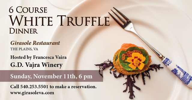 Our Truffle Dinner only happens once a year, but it's worth waiting for!  <a href="/tomsietsema/">Tom Sietsema</a> <a href="/toddkliman/">Todd Kliman</a> <a href="/MiddleburgVA/">Middleburg VA</a> <a href="/NoVADining/">NOVA Dining 🍷🍷🍷</a> <a href="/GentleHarvest/">Gentle Harvest</a> <a href="/VAfoodie/">VAFoodie</a> @monicabhide