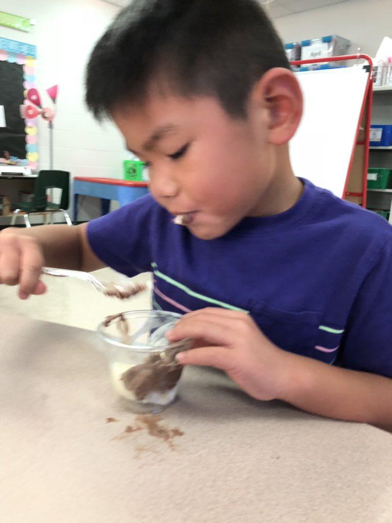 Cooperteachwsd's tweet image. #DUEleads graphing our favorite icecream flavor= eating icecream