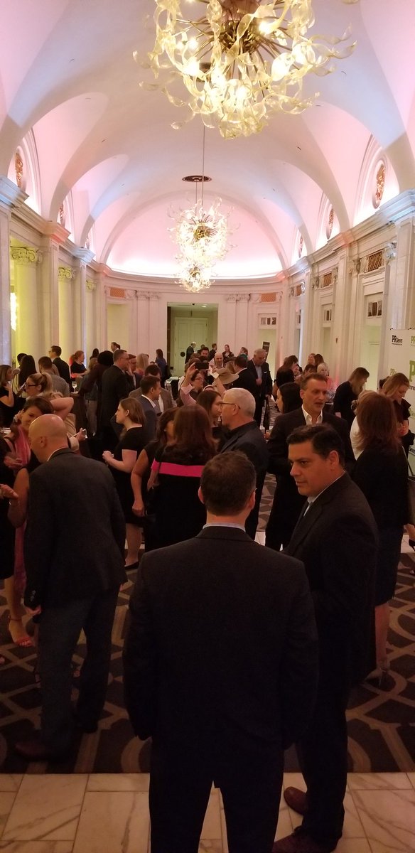 SeanONYC's tweet photo. Lots of buzz at the 2018 #PRNews Platinum Awards Gala #prmeasurement #airpr https://t.co/6ULcJ5zqCh