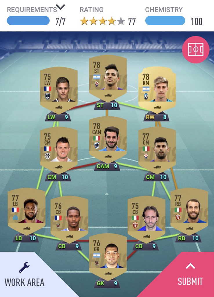 TheFUTSBC's tweet photo. FIFA19 #ProfitableSBC
- Advanced: League & Nation Hybrid
- Team: The Puzzler
- Cost: 5,000
- No Loyalty
- Reward:Premium Gold Players Pack
- Coin Value of Pack: 25,000
- Minimum Discard Value: 4,000 https://t.co/iSDY73x2Z1