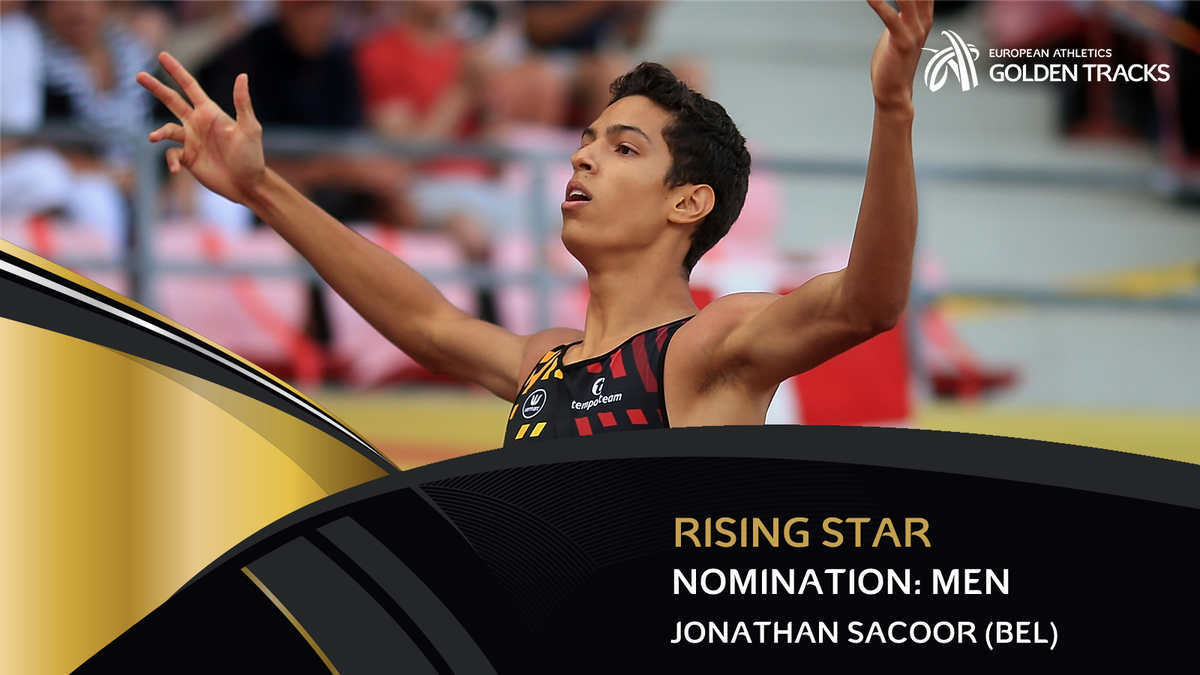 RT to vote for Jonathan Sacoor as your male Rising Star!

Sacoor (19) won the world U20 400m title in Tampere in 45.03 before winning gold for Belgium in the 4x400m at the European Championships. 

Voting closes at 12.00 CET on Friday 5 October.
#GoldenTracks
