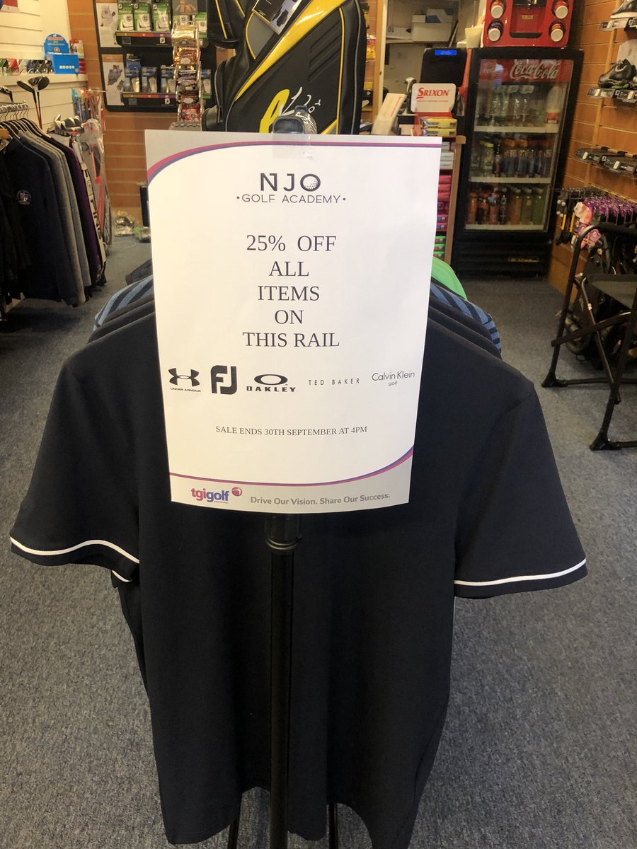 PGA_N_Ormerod's tweet photo. End of summer / pre Ryder cup sale now on! Come and grab a bargain! #NJOGolf #NelsonGC #Sale #TGIPartner #PGA https://t.co/DB9MJN1KAa