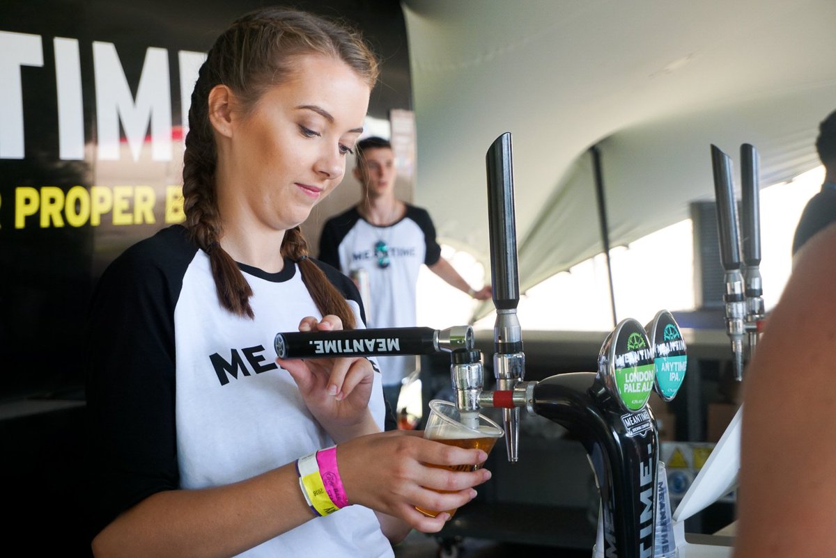 This year we were proud to welcome back @MeantimeBrewing Company's range of craft beers, serving Brewery Fresh Pale Ale, Yakima Red and Anytime IPA across No.6.