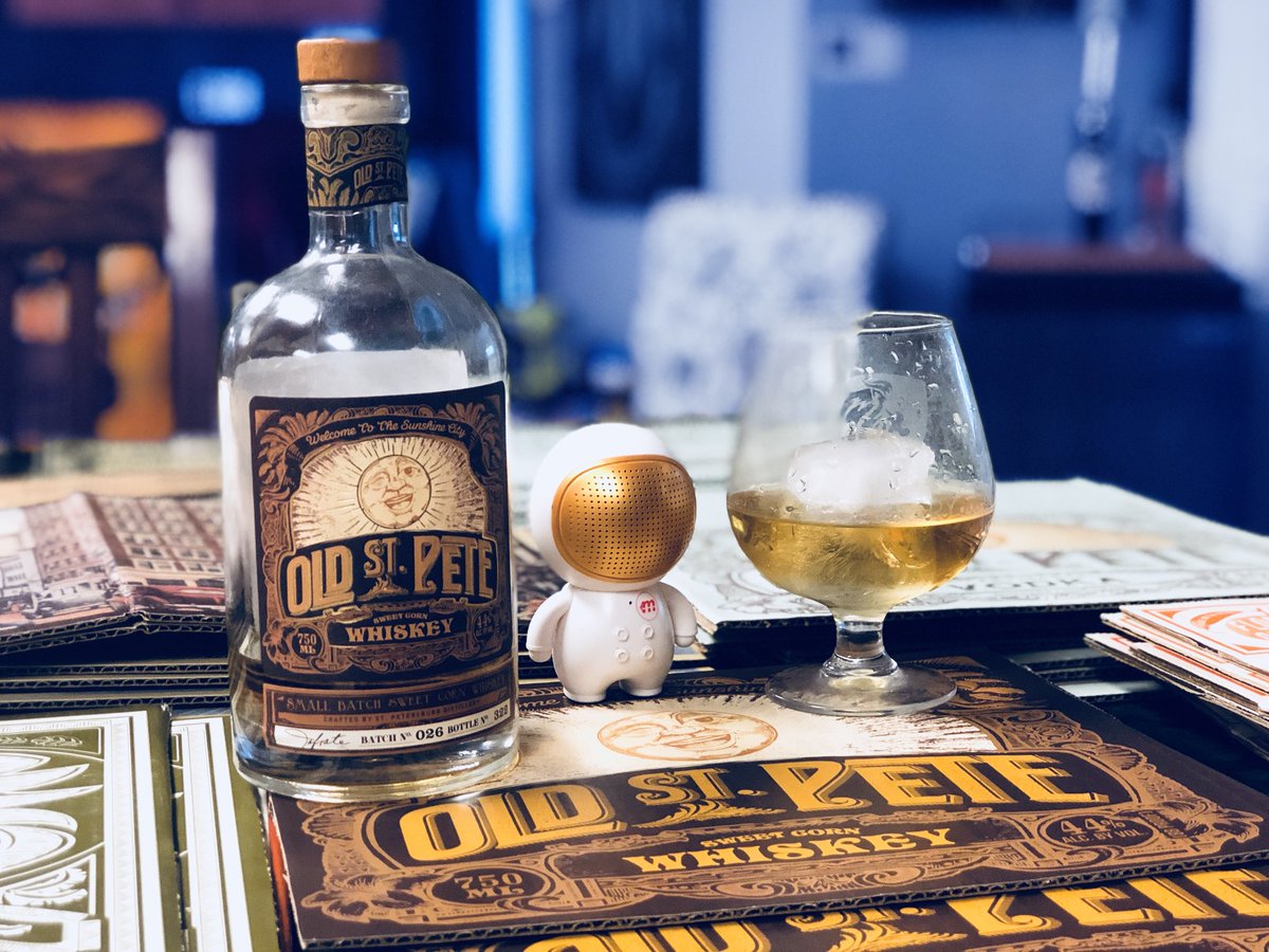 <a href="/stpetedistiller/">St. Pete Distillery</a> Whiskey <a href="/Malektronic/">Malektronic</a> Astronaut and Fridays!!#dignitarylife #flavoroftampabay