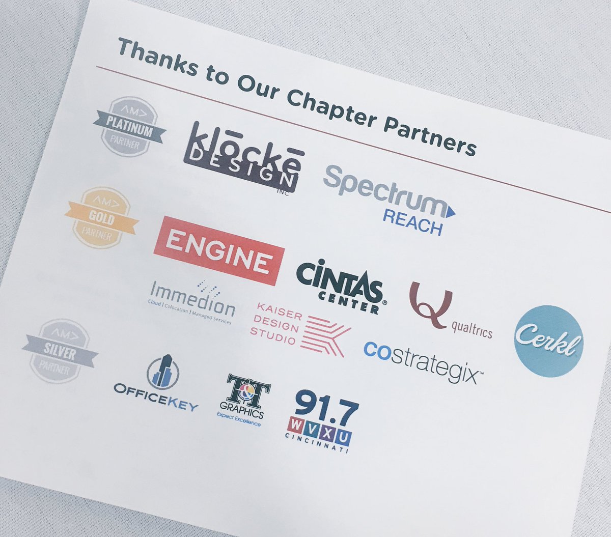 Cerkl's tweet image. We’re proud to be a partner to such an amazing organization. Hats off to the @AMACincinnati team for an incredible event! #AMAIgnite
