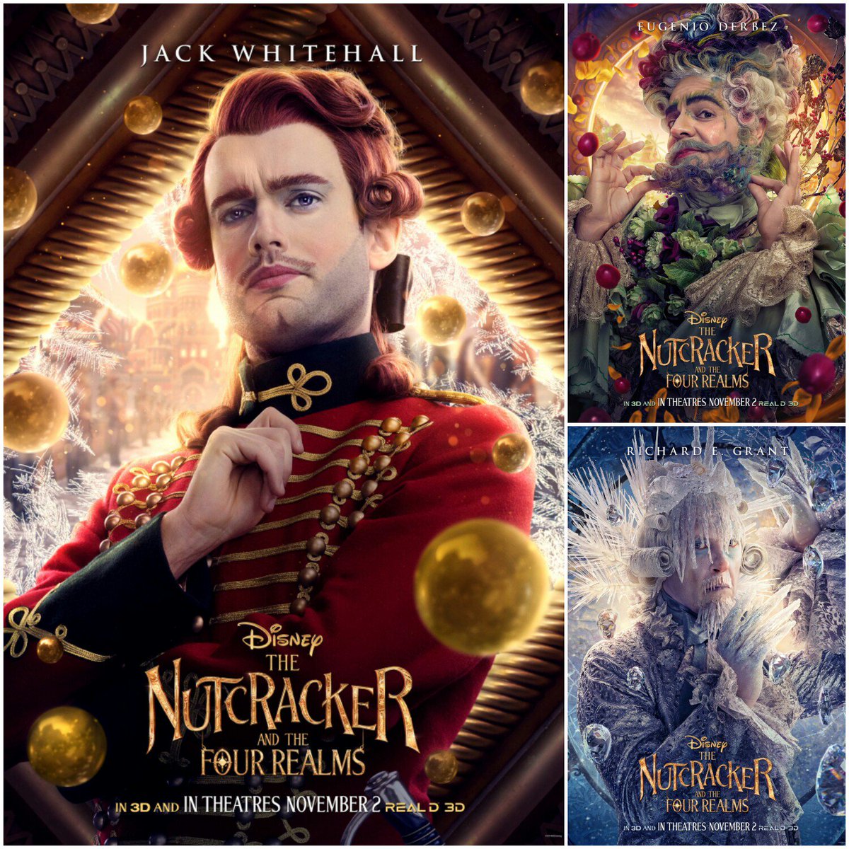 bollyecia's tweet photo. Posters de #OQuebraNozeseosQuatroReinos. Direção de #LasseHallström e #JoeJohnston. Com #MackenzieFoy #KeiraKnightley #HelenMirren #MorganFreeman
#BollyeCia #TheNutcrackerAndTheFourRealms #TheNutcracker #TheFourRealms #OQuebraNozes #QuatroReinos #Cinema #Movies #Films #Poster https://t.co/4OEPcKkZfr