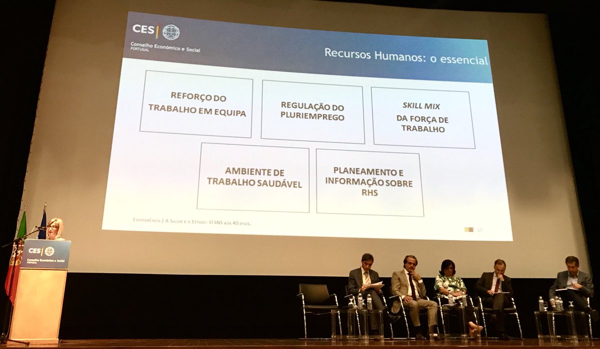 anasottomayor1's tweet photo. Listening to @marta_temido highlighting crucial points on #Health #workforce in the Portuguese NHS (among other well pointed issues) #wellbeingatwork #teamwork #conselhoeconomicosocial #asaudeeoestado #osnsaos40anos https://t.co/TE0rkEJor5