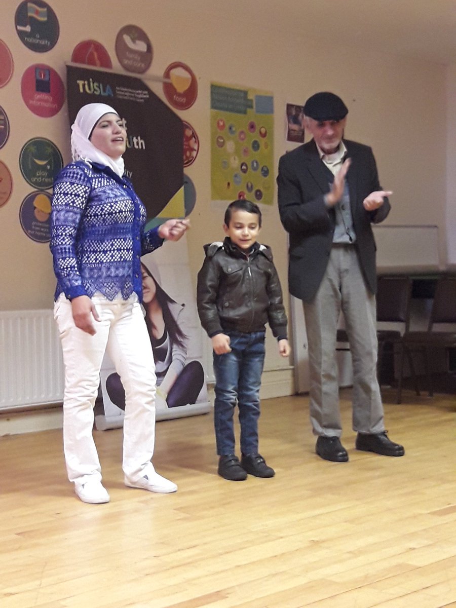 GeorginaKilcoy3's tweet photo. Wonderful intercultural morning with our Syrian community @DeptJusticeIRL in Ballaghaderreen, songs stories and food #childandfamilyweek #ppfsrocks @Foroige @SRoscommon @RoscommonLP @RoscommonChildc @tusla https://t.co/22dFwD8IuH