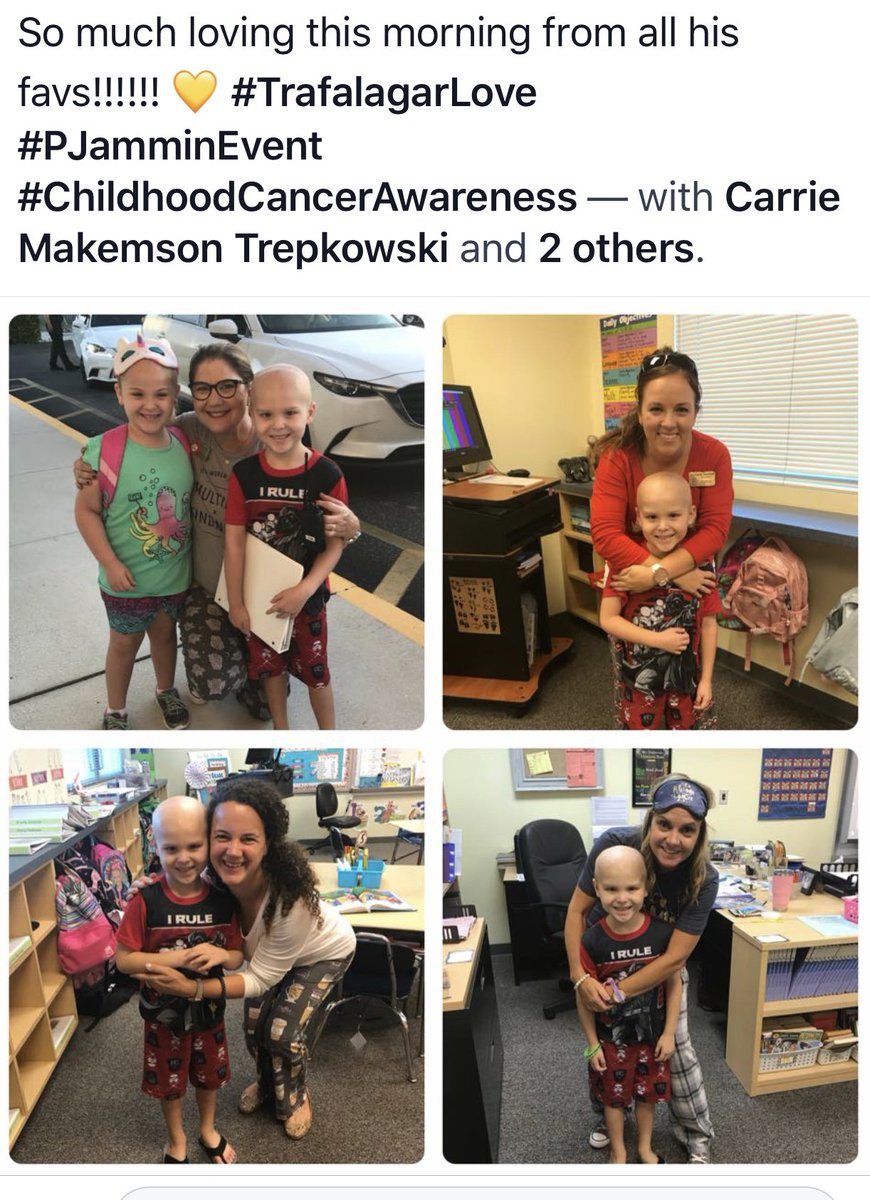 TrafalgarElem's tweet photo. Childhood Cancer Awareness is very personal for Team Trafalgar...#AdynStrong and #wecallhercaligirl...PJammin For Kids With Cancer today! #TeamTrafalgar https://t.co/Q0tP2b31VW