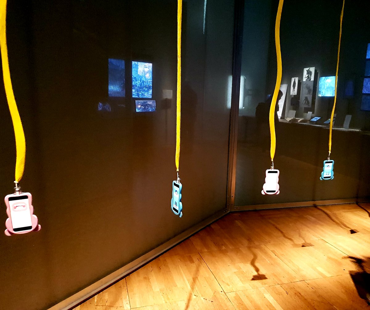 Sairfairb's tweet photo. Group loved the #Videogames exhibition at @V_and_A today! Thinking about our experience of the space, our understanding and of course, accessibilty! #DesignPlayDisrupt @ArchesExploreUK @ArchesEU https://t.co/ARR85Kyz8n