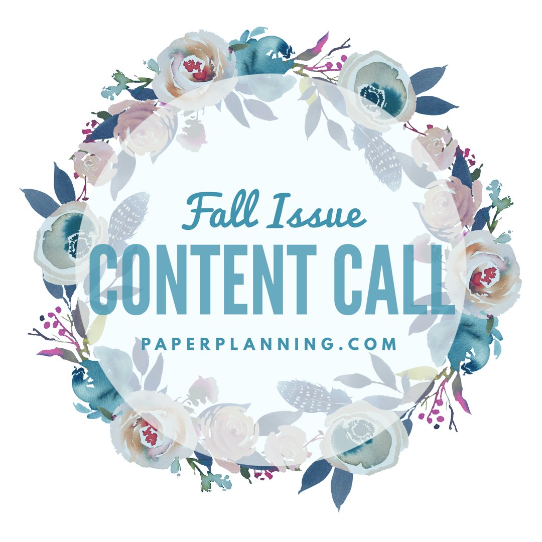 paperplanmag's tweet photo. Reminder: Fall Issue Content Call! https://t.co/JeYAYZ4uJh https://t.co/hjICxA91kw