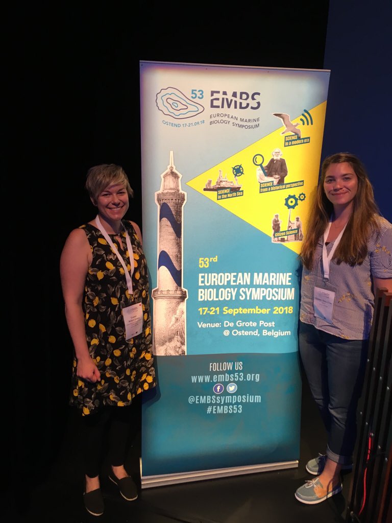 Tammy_N_J's tweet photo. Such a fantastic week at @EMBSsymposium in Oostende, representing @JNCC_UK and @CefasGovUK. An excellent programme and many new friends made. We will be back next year to claim the Yellow Submarine for the UK! #EMBS53 https://t.co/ugAVAx73oE