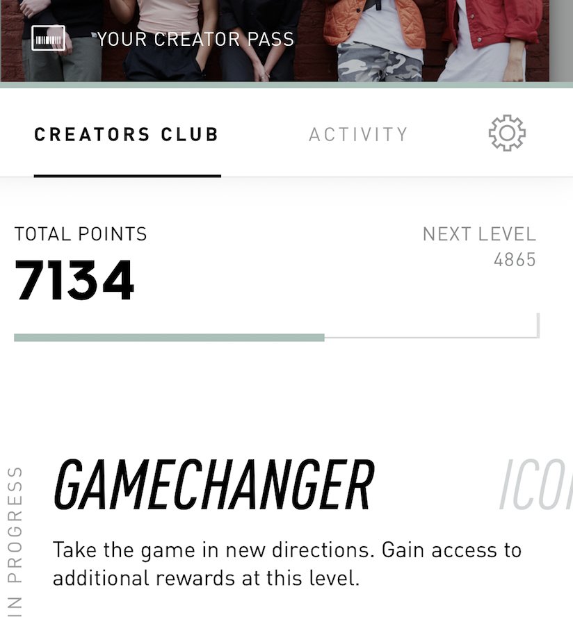 Creators Club points 