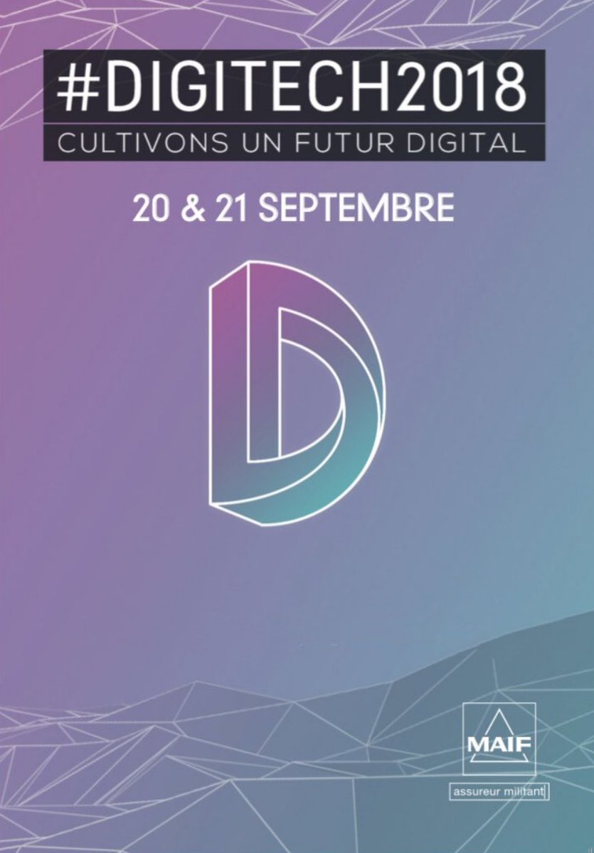 pascaldemurger's tweet photo. Rencontres et échanges au #Digitech2018 à Niort, pour penser et construire ensemble notre monde numérique. Merci et bravo aux équipes @MAIF qui ont permis le succès de ces 4 éditions ! 👏 https://t.co/l2uEzwmXLj
