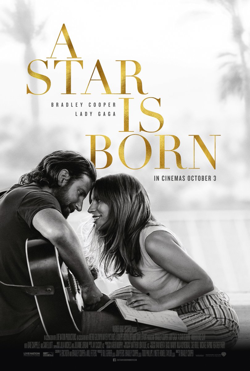 empiremagazine's tweet photo. WIN a pair of tickets to the star-studded UK premiere of #AStarIsBorn in London on Thursday 27th Sept, with Bradley Cooper and Lady Gaga. FOLLOW and RETWEET to enter. T&amp;Cs below. https://t.co/UNKyMbWpKZ