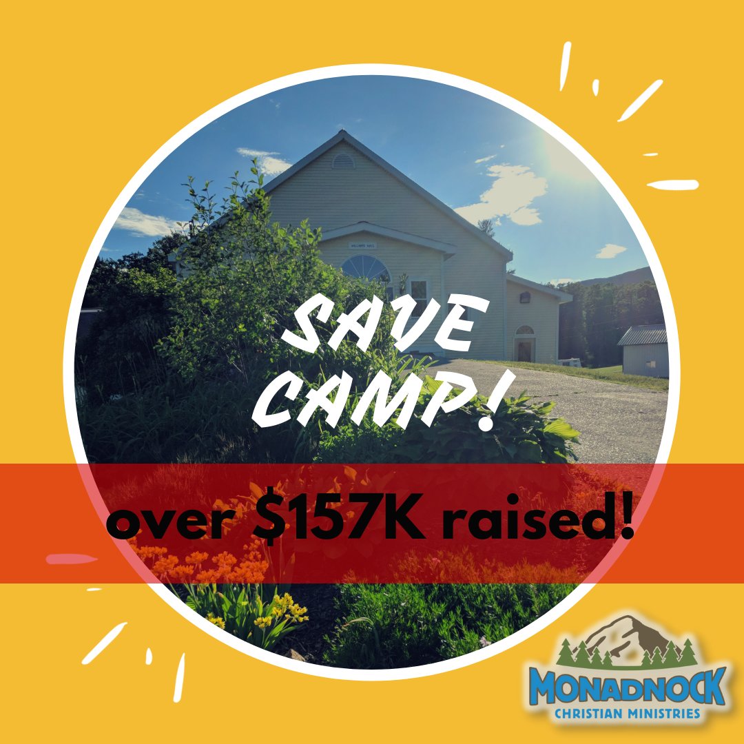 monadnockbible's tweet photo. LET'S FINISH THIS!
$42,506 left to go! https://t.co/Jq8GKxoITQ
#monadnock #savecamp #finishhim #forthewin https://t.co/oWr086JuGw