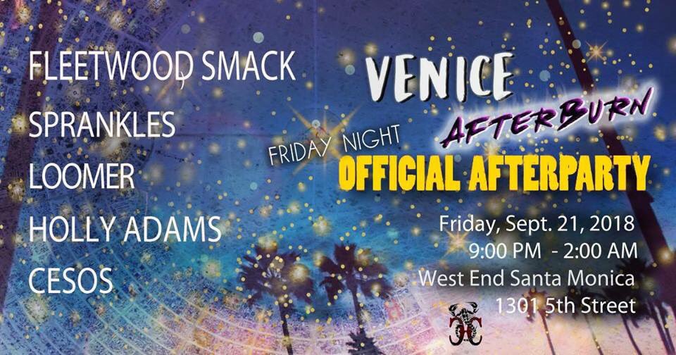 tonybanhkenobi's tweet image. The lineup for the Venice Afterburn 2018 is here &amp;amp; full of playa magic!
Looking forward to fill up the beach with Black Rock City vibes... join us this whole weekend for a FREE #Music &amp;amp; #Art celebration at the Venice Skate Park. #venicebeach #LA
facebook.com/events/7173055…