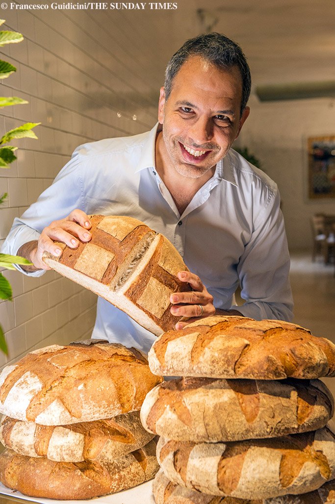 Chef Yotam Ottolenghi talks sharp knives, mealtimes, neighbourhood shopping and lemons with <a href="/TheSTHome/">Sunday Times Home</a>. bit.ly/2I9PemJ
Pictured here at his restaurant Nopi by <a href="/FGuidicini/">Francesco</a> 
<a href="/ottolenghi/">Ottolenghi</a> 
#yotamottolenghi
#chef