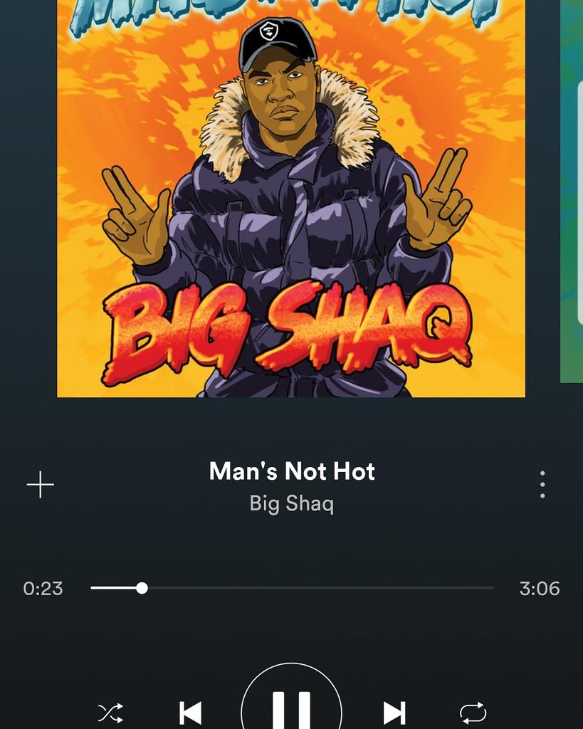 aditin14's tweet image. My jam! #mannothot #bigshaq #1234 #2+2=4 #noketchup