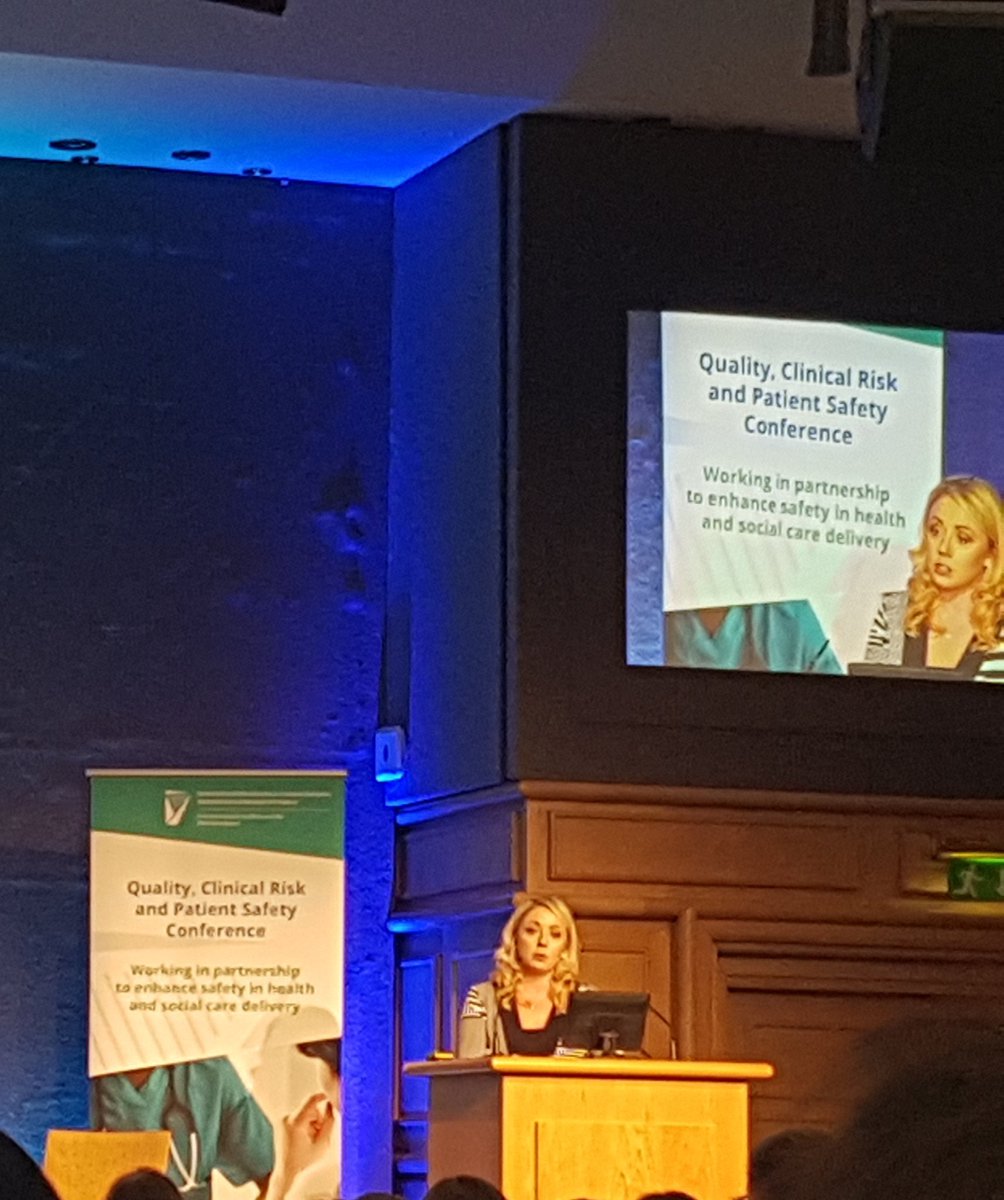 brackendanielle's tweet photo. Well done Laura Stynes, Connolly Hospital, on two excellent presentations (ASSIST model for effective complaints management and Patient Feedback - a driver for change) today at the Quality, Clinical Risk and Patient Safety Conference, Dublin Castle. https://t.co/951myoorRA