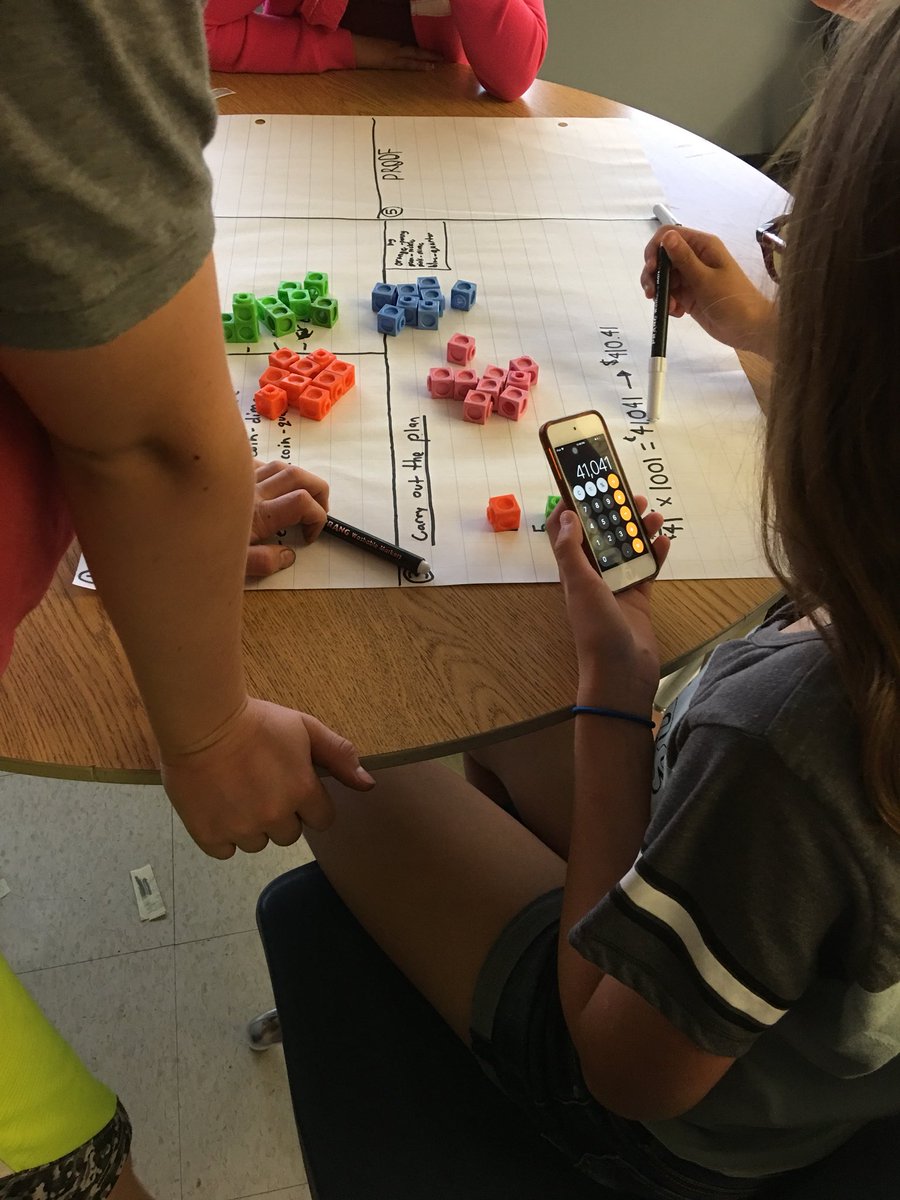 MilicaWestbrook's tweet photo. Counting Pennies with Mrs. Cousins Grade 6/7 class. Representing our understanding together using the problem solving model. @scdsbmath @tecsouthps @pgliljedahl #scdsbfirst20daysofmath https://t.co/AH7fHU8YuU