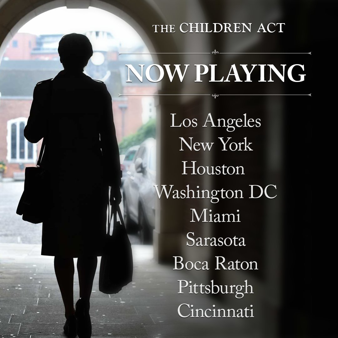 “Emma Thompson reigns supreme.” — <a href="/EW/">Entertainment Weekly</a> 

#TheChildrenAct is Now Playing in Houston, DC, Miami, Pittsburgh, and many more. For a full list of theaters — tickets.thechildrenact.film