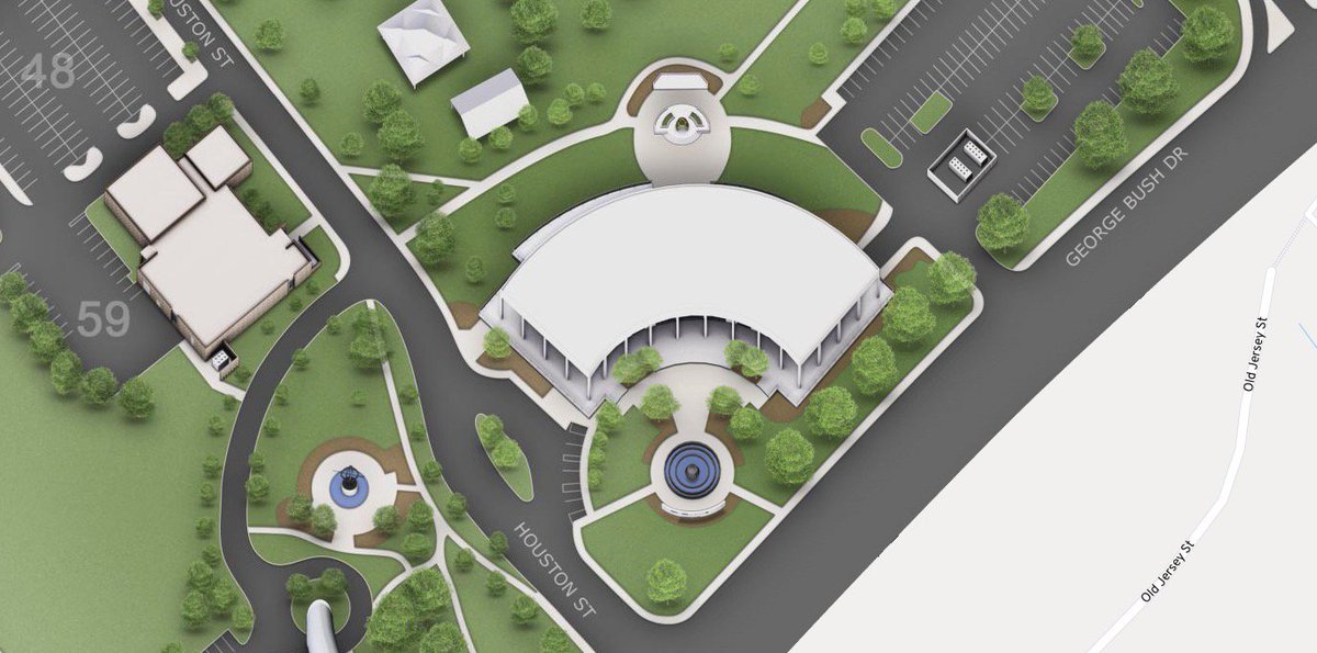 map view of the association building and the surrouding area