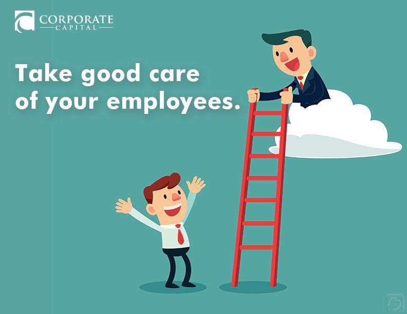 corpcapCCI's tweet photo. Keep your employees happy, and they'll want to stick around 
to make you just as happy! https://t.co/PxyqLtddWC