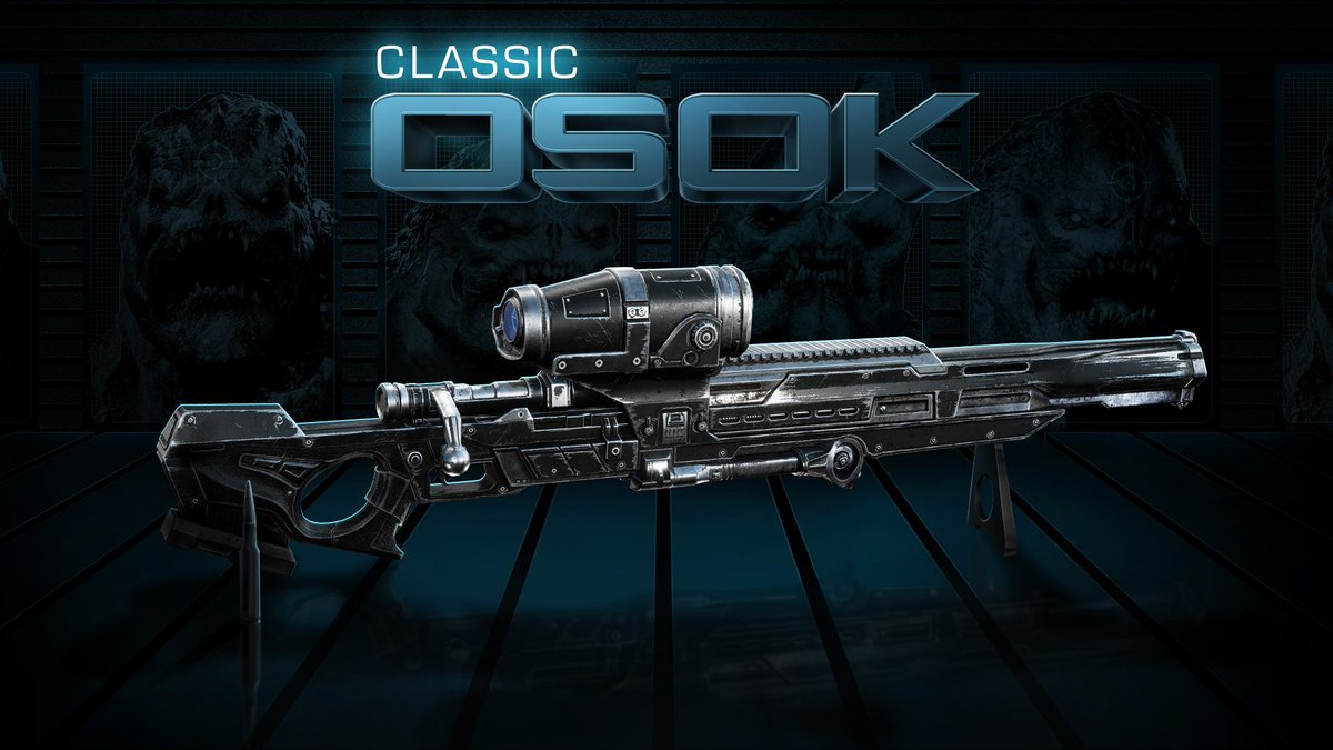 GearsofWar's tweet photo. Dress for the job you want. 👓

The Locust Sniper Gear Pack is back to celebrate the return of Classic OSOK, live throughout this weekend! https://t.co/OGOruZjgWC