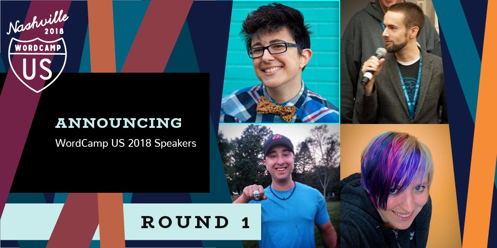WordCampUS's tweet image. We&apos;re excited to announce our first round of #WCUS speakers. Welcome to the lineup @tapps, @johnbillion, @desrosj, and @jessigurr! ow.ly/d5i830lUJXr #WordPress #WordCamp