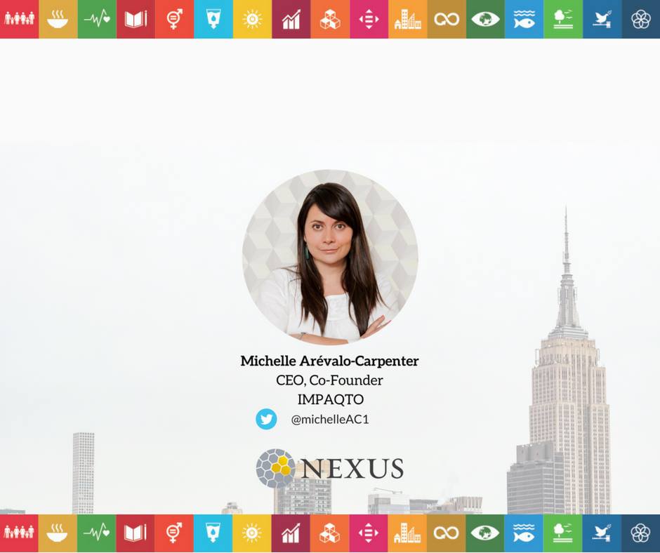 IMPAQTOec's tweet photo. Nuestra CEO @michelleAC1 compartirá en el Impact Hub New York City experiencias, de cómo juntos podemos hacer realidad los ODSs. #GlobalGoalsWeek https://t.co/d1Ek38CYim #GlobalGoals #SDGs #SocialGood #CommunitiesOfAction https://t.co/ANUda5zJKz