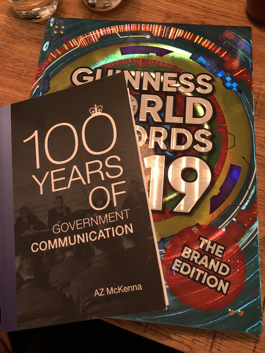 spenno's tweet photo. These two books pretty much sum up my last two days. Inspiring events from @UKgovcomms and @PRCA_UK sending me back to the homeland with a spring in my step. #PRCA2018 https://t.co/WgT4YRuwXy
