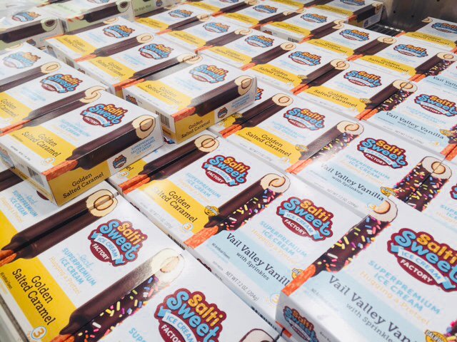 saltisweet's tweet photo. (🎵cue ice cream truck song🎵) Come and get it kids! Okay, so we're technically not mobile, and we don't have a cool truck, but we ARE handing out yummy ice cream treats for all to enjoy. If you're anywhere near @Costco Chula Vista CA come grab a treat, we're here through Sunday! https://t.co/8e69bgWaAP