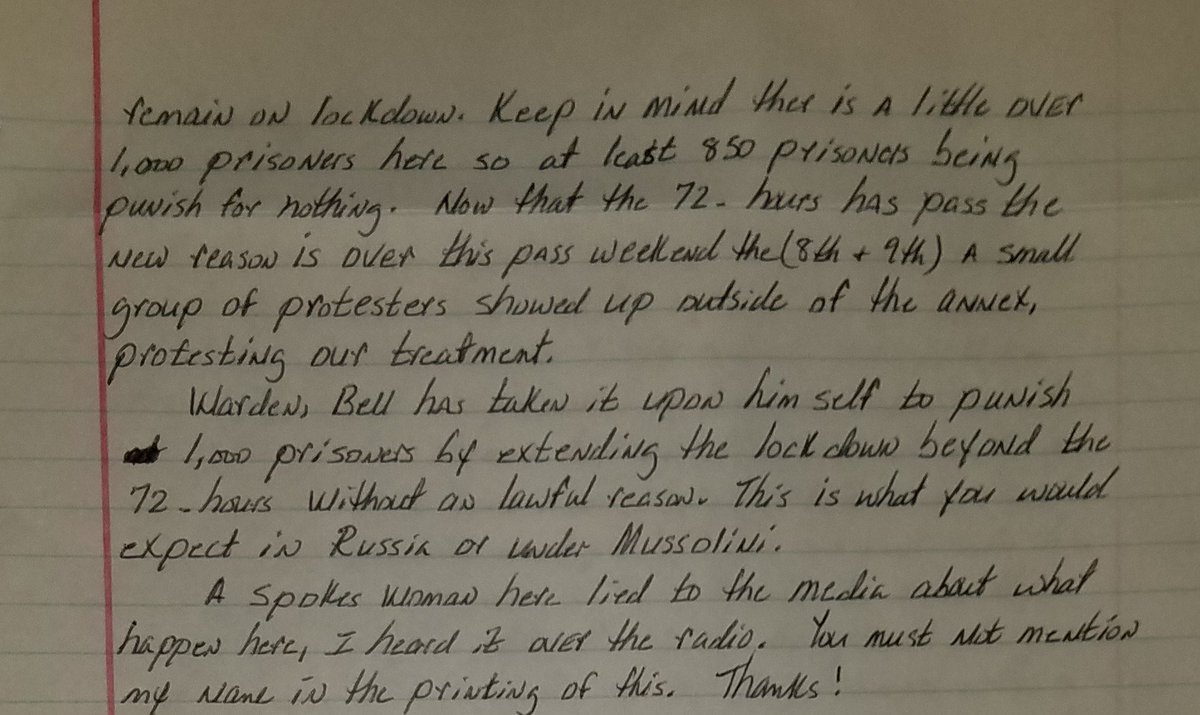 FL_Abolition's tweet image. our comrades get punished for asking for basic human rights and because they have us on the outside giving a fuck about them #hamilton #florida #prisonstrike #atticauprising #abolishprisons #freethemall