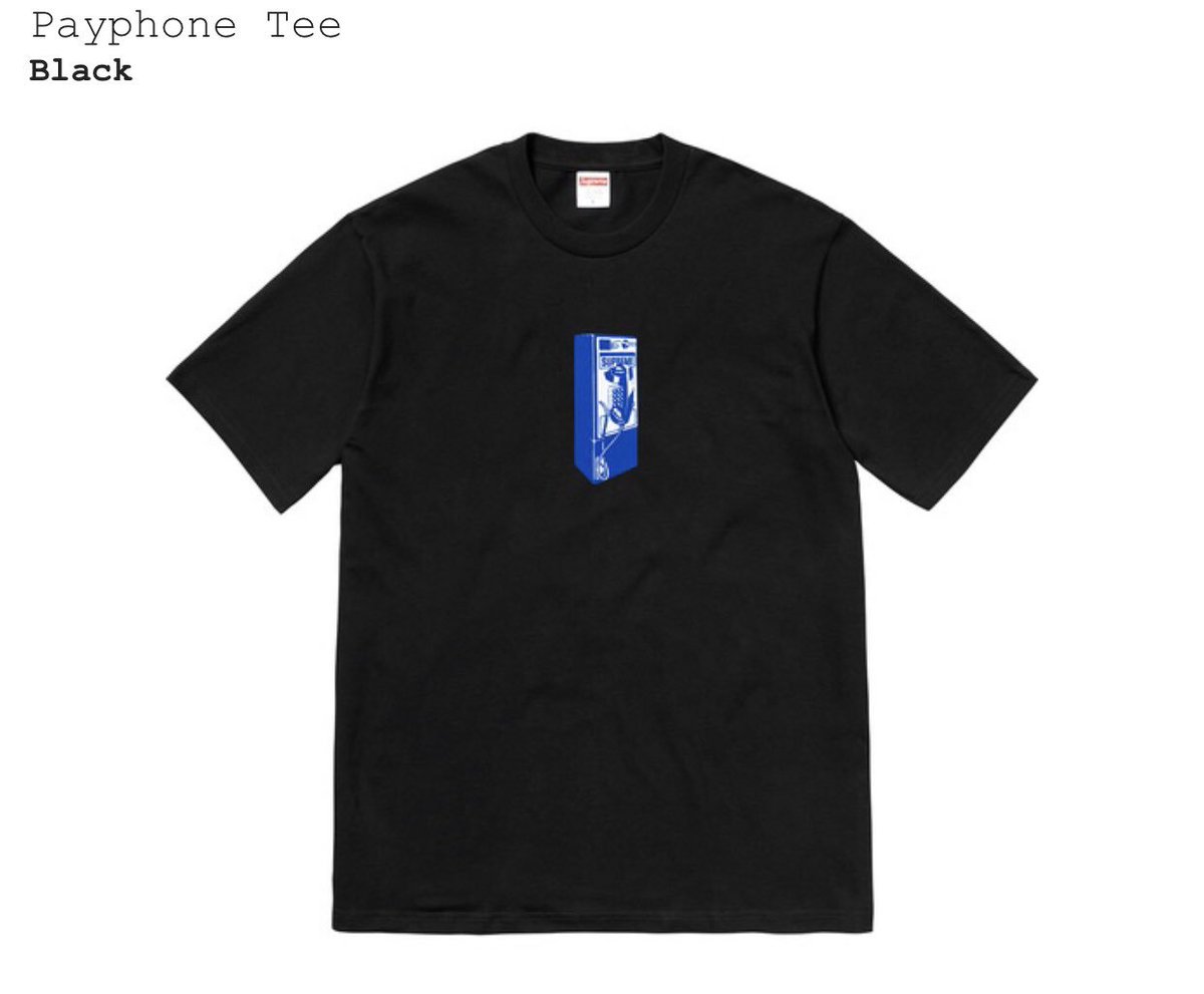 supreme phone tee