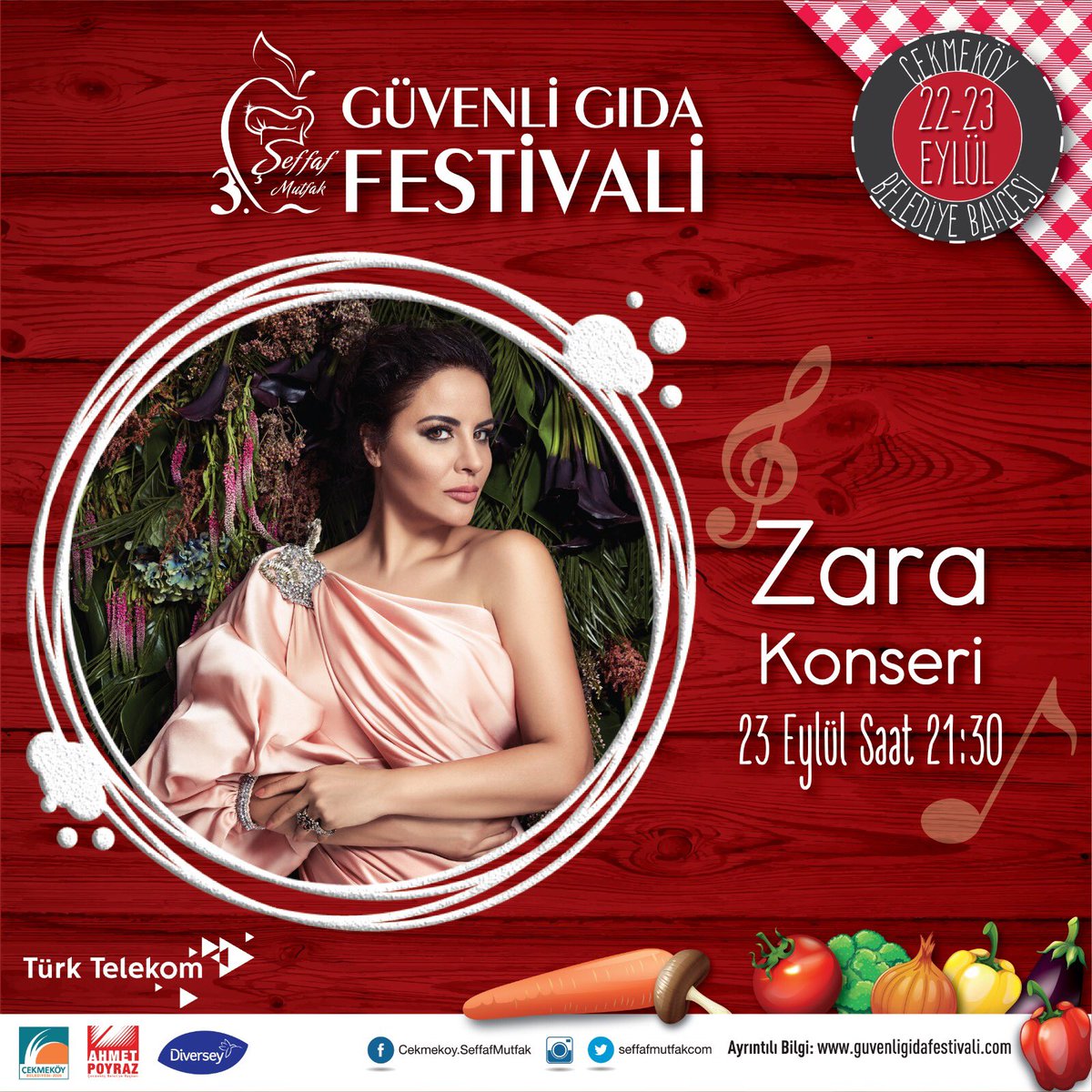 Çekmeköy Belediyemizin Bahçesinde 22-23 Eylül tarihlerinde bu yıl 3.’sünü gerçekleştireceğimiz Şeffaf Mutfak Güvenli Gıda Festivalimizde Zara sizlerle.  #GüvenliGıdaFestivali <a href="/zaraofficialtr/">ZARA</a>