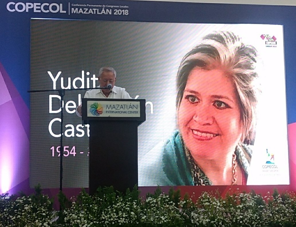 Copecol rinde homenaje póstumo a la ex diputada y ex presidenta de la Copecol, Yudit del Rincón.