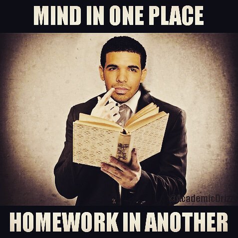 AcademicDrizzy's tweet image. Mind in one place.
#homework in another.

#collegelife #HighSchool