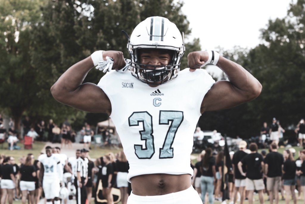 CitadelFootball's tweet photo. #FridayFeeling 😤💥

#FireThoseCannons | #BeatMercer https://t.co/julxz9JZqb