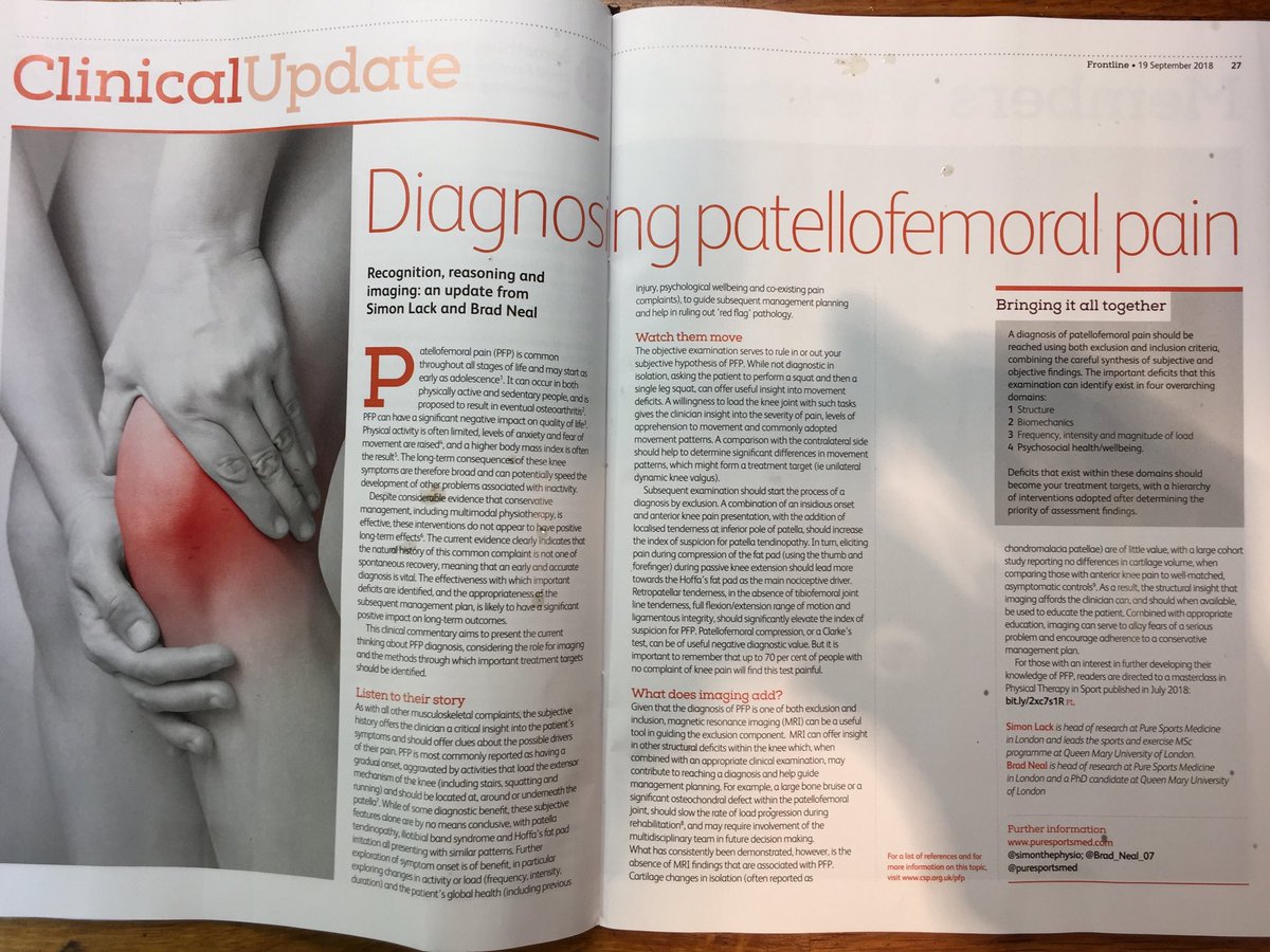 sdephysio's tweet photo. โฆGreat PFP piece in Frontline. Loving your work โฆ@simonthephysioโฉ and โฆ@Brad_Neal_07โฉ.
More of this quality please @thecsp.
(Without stew splashes probably best though #messychef) https://t.co/vWdVgsLOZS
