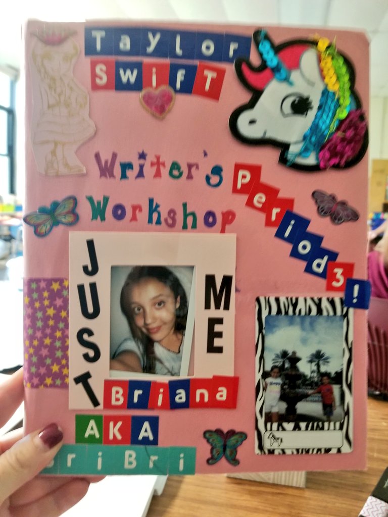 We can't wait to fill these with our writing! #grade6goldteam <a href="/MsGisWRITEhere/">Kaitlin Kramer</a>