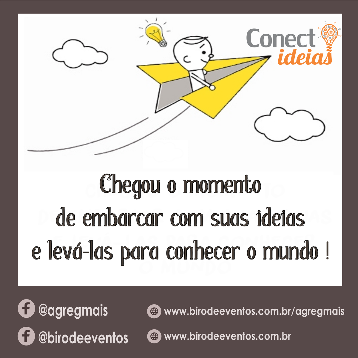birodeeventos's tweet photo. Vem ai o 1° Conect Ideias ! Vamos juntos nos movimentar para botar para fazer este evento? Acesse o link: https://t.co/F7ZwbWyEkg  e nos ajude a concretizar este evento  de empreendedorismo ideias criativas e networking! #Empreender #IdeiasCriativas#ConectIdeias #Networking https://t.co/IgX4e8QMEU