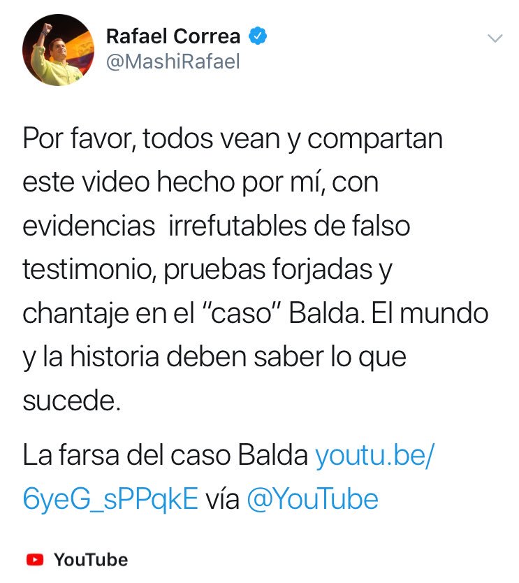 CuenteroMuisne's tweet photo. Qué duro debe ser pasar de presidente de la República a youtuber. https://t.co/ozPNj17Bu3